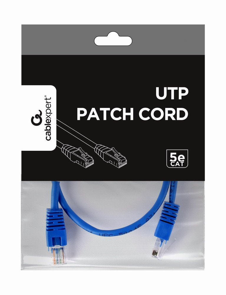 EAN 8716309038539 - Gembird PP12-0.5M/B cable de red Azul 0,5 m Cat5e imagen 2
