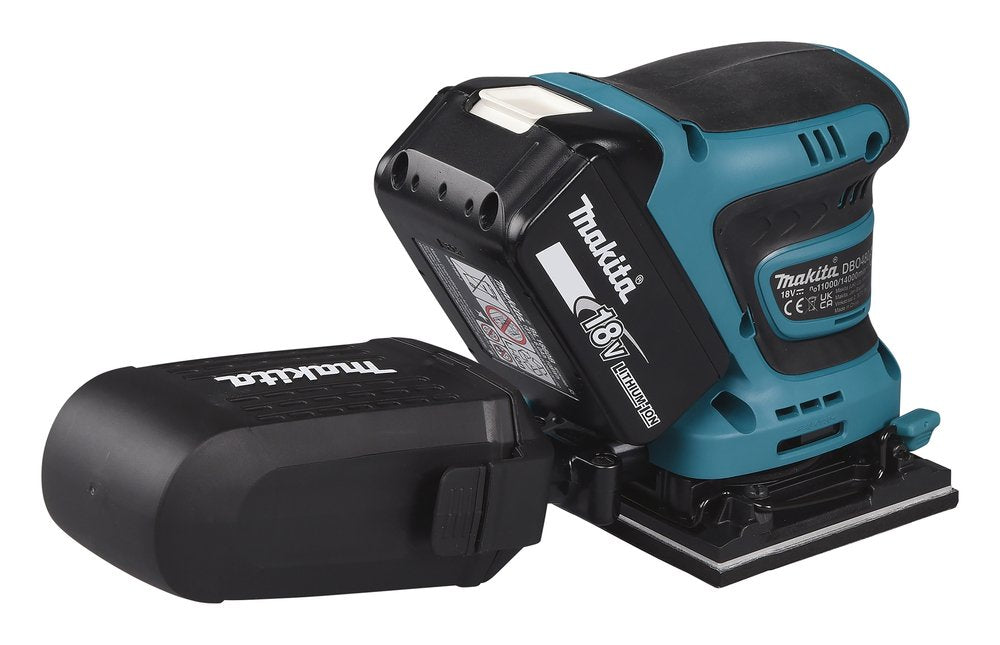 Lijadora Makita Dbo480z Portátil Lijadora Rotorbital 14000 Opm Negro, Azul 210 W