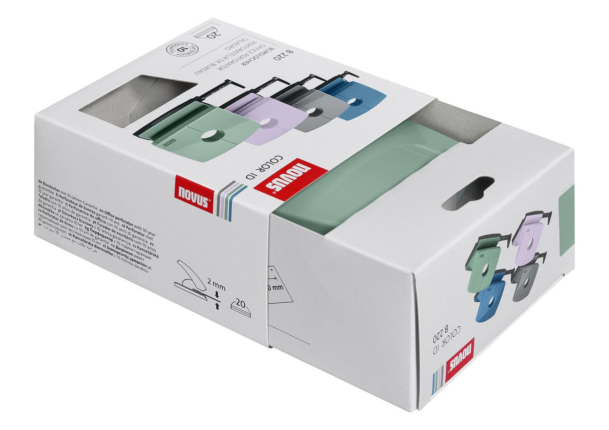 EAN 4009729079041 - Novus 025-0653 perforador de papel 20 hojas Verde imagen 8