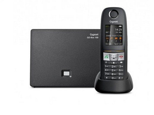 Gigaset E630a Go Teléfono Dect Negro Identificador De Llamadas
