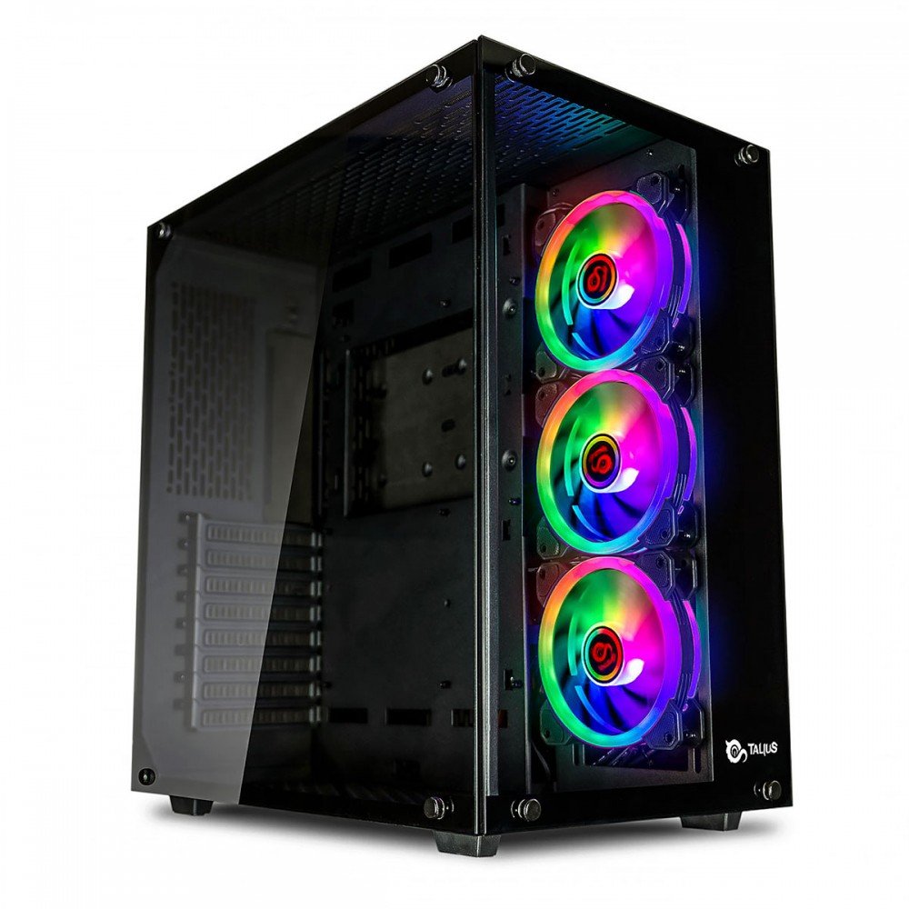 Pc Gaming Talius Good Game Cronos I3 10100f/16gb Rgb/Ssd 240gb/Vga 730 2gb/Skadi 120 Rgb