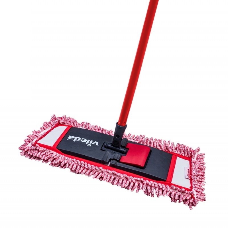 EAN 4023103143593 - Vileda 4023103143593 fregona Microfibra Húmedo Fibra Rojo, Blanco imagen 1