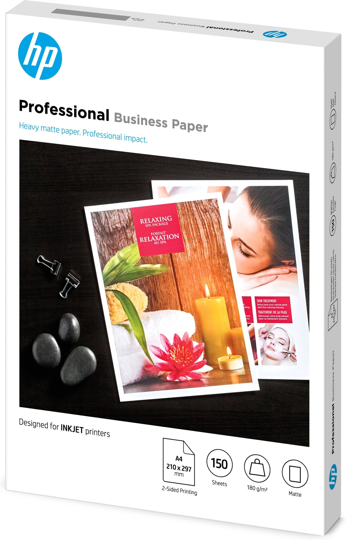 EAN 0193905504879 - HP Professional Inkjet Matte FSC Paper 180 gsm-150 sht/A4/210 x 297 mm papel para impresora de inyección imagen 4