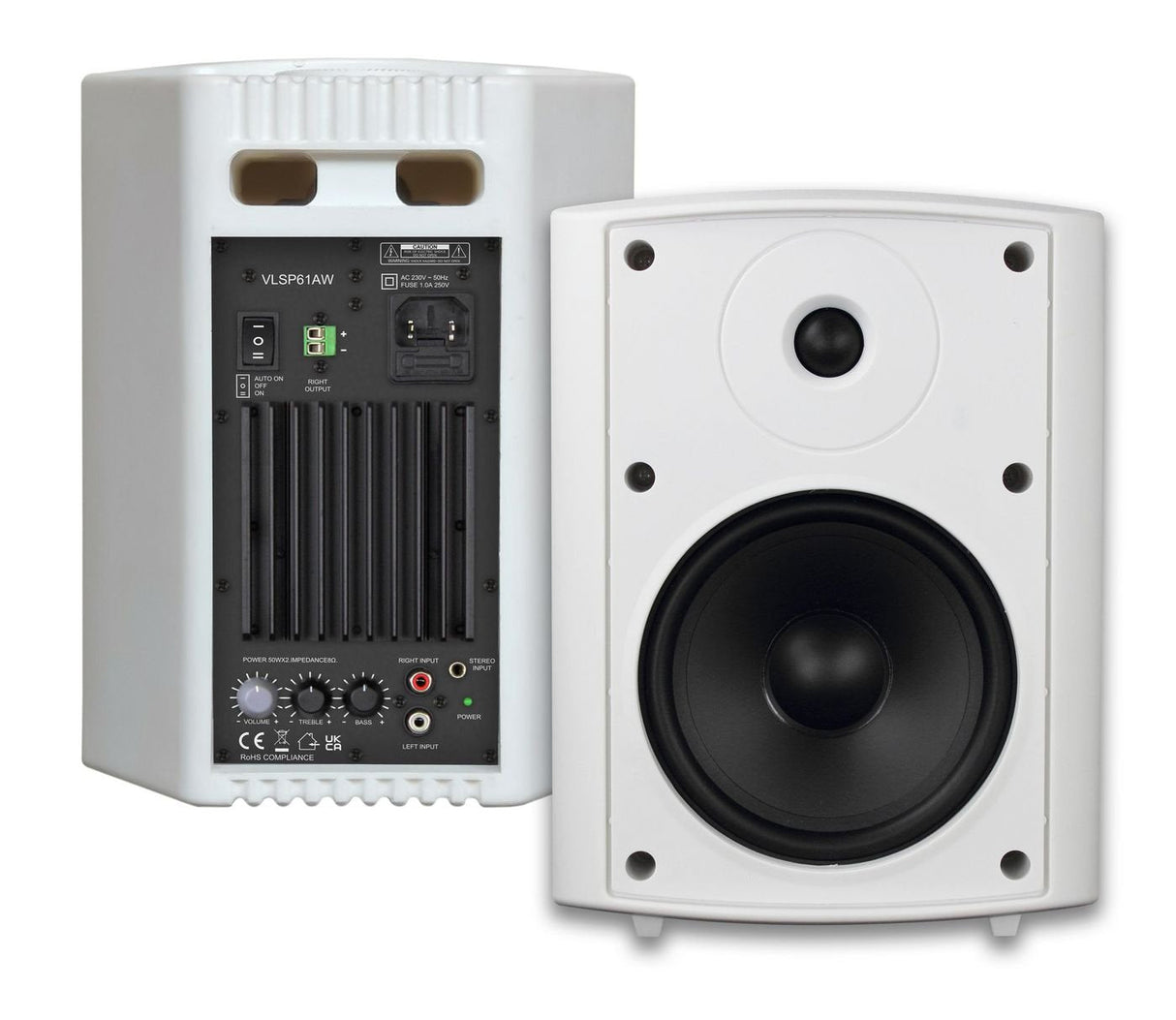 Active Speaker Set, White. .