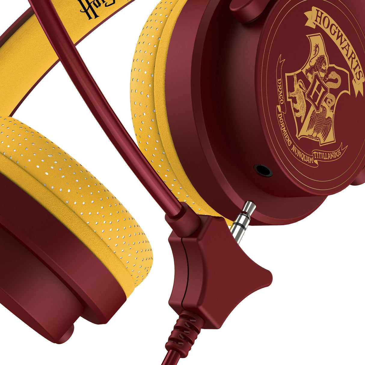 Otl Technologies Harry Potter Hogwarts Crest Auriculares Alámbrico Diadema Juego Borgoña, Amarillo