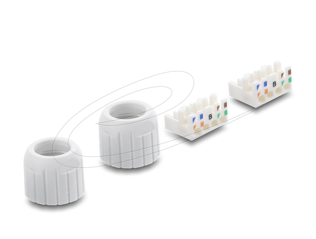 Delock Empalme De Cable De Red Lsa A Lsa Cat.6a Sin Apantallar Sin Herramientas
