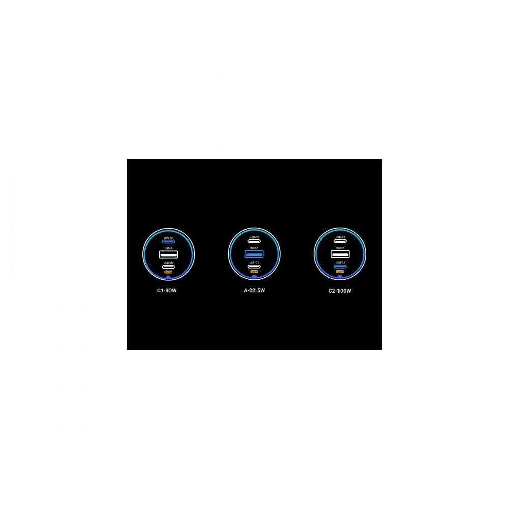 Cargador Coche Ugreen 2*Usb-C Pd Usb-A 130w