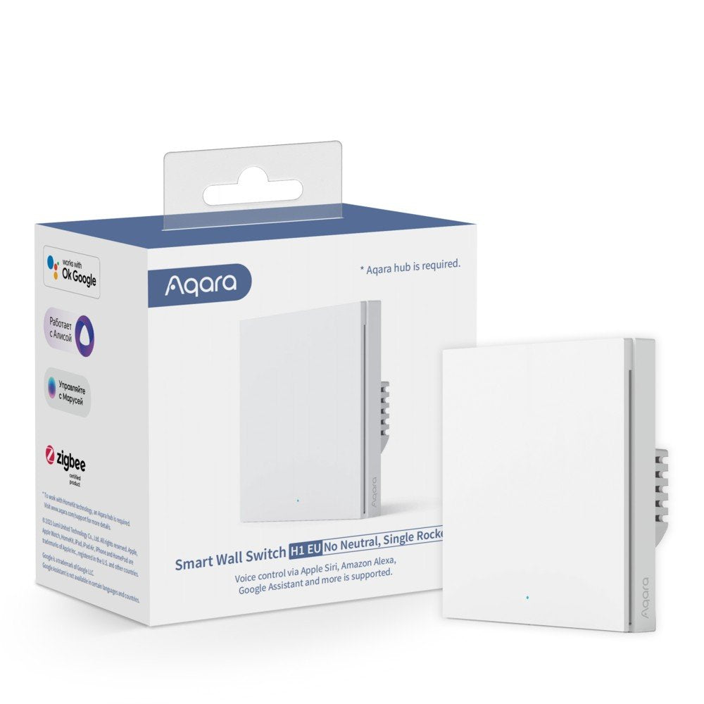 EAN 6970504214774 - Aqara WS-EUK01 interruptor de luz Policarbonato (PC) Blanco imagen 1