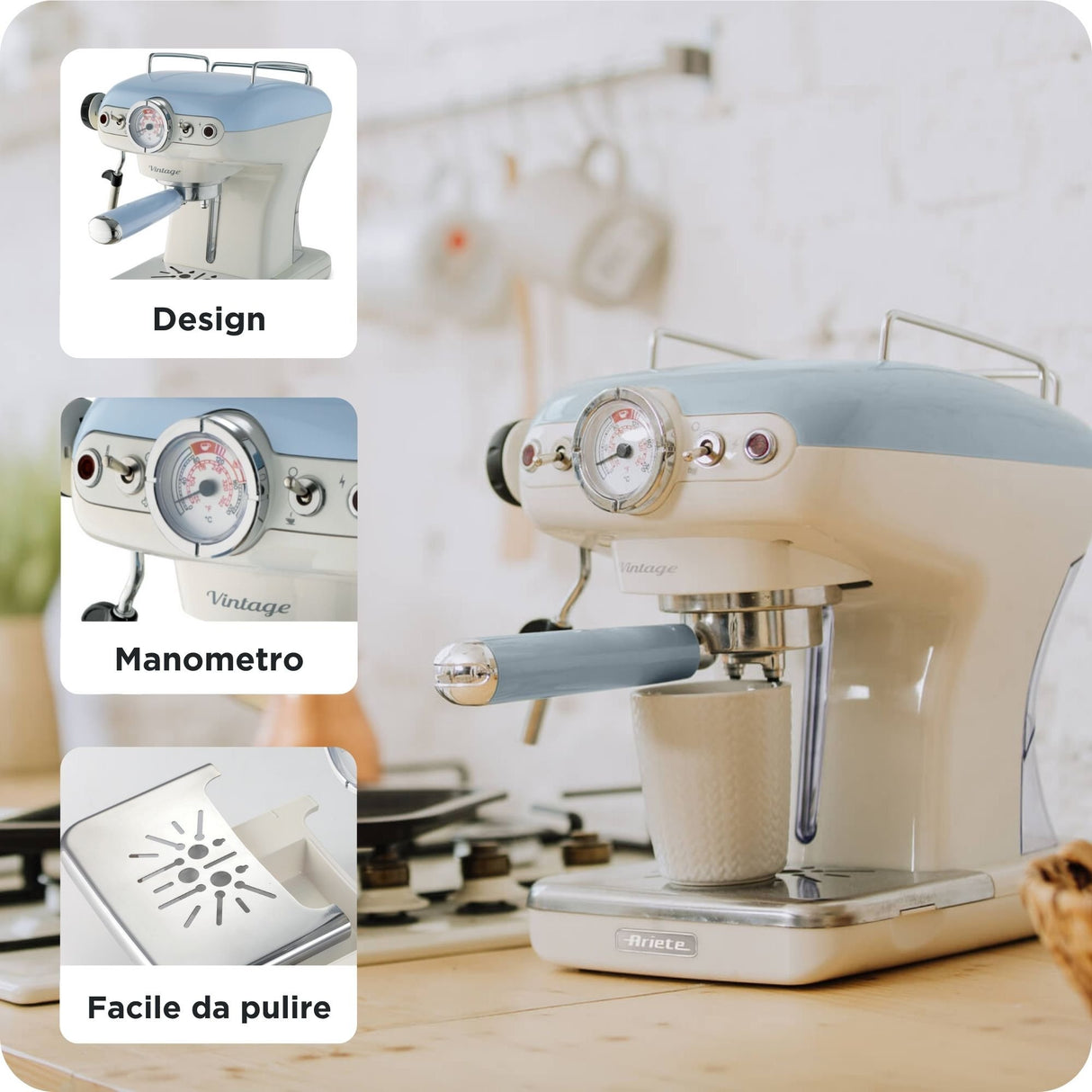 EAN 8003705113947 - Ariete 1389/15 Manual Máquina espresso 0,9 L imagen 5