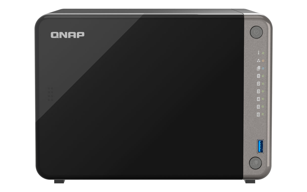 EAN 4711103084335 - QNAP TS-AI642-8G servidor de almacenamiento NAS Torre ARM Cortex-A76 8 GB Negro imagen 1