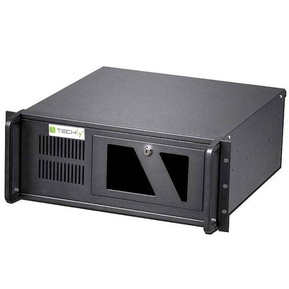 EAN 8057685305519 - Techly I-CASE MP-P4HX-BLK2 carcasa de ordenador Estante Negro imagen 1