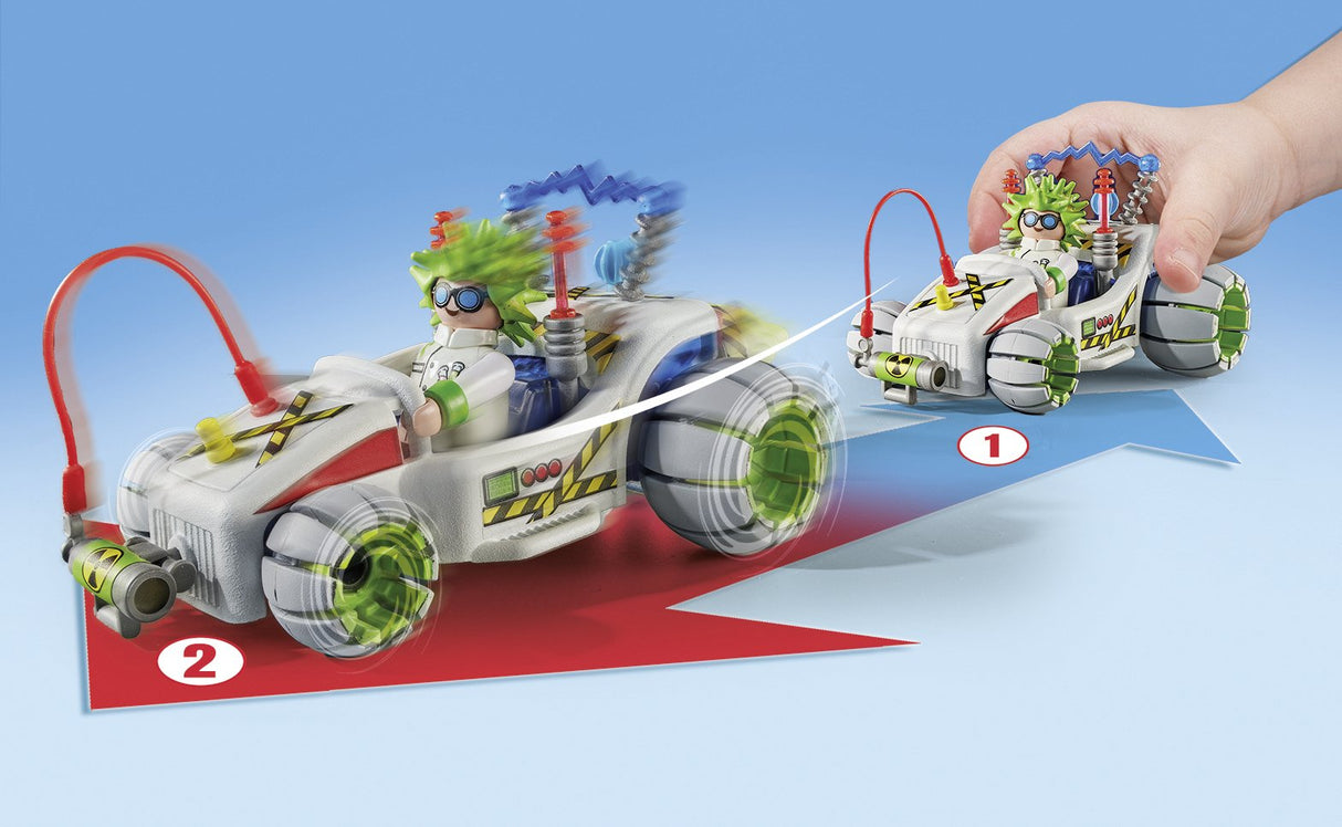 Playmobil 71633 Funstars Racing Profesor, Juguete De Construcción 71633