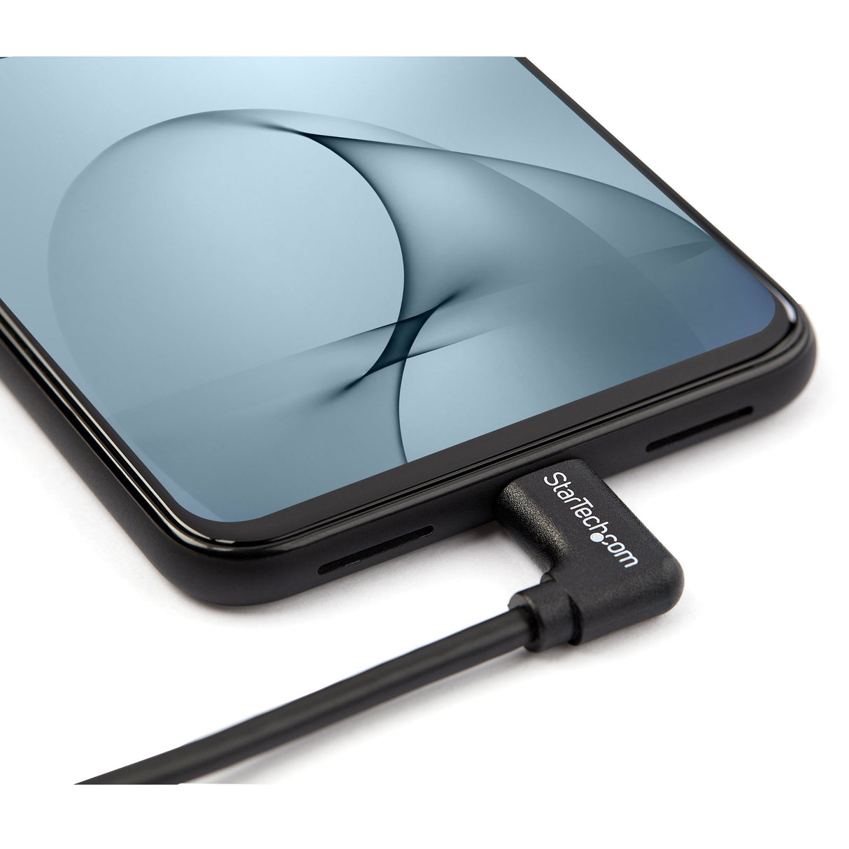 Startech Cable Usb-C M/M Acodado 1m Negro Usb2cc1mr