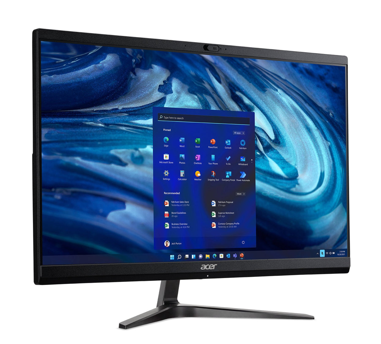 EAN 4711121381652 - Acer Veriton Z2594G Intel® Core™ i3 i3-1215U 60,5 cm (23.8") 1920 x 1080 Pixeles PC todo en uno 8 GB DDR4 imagen 2