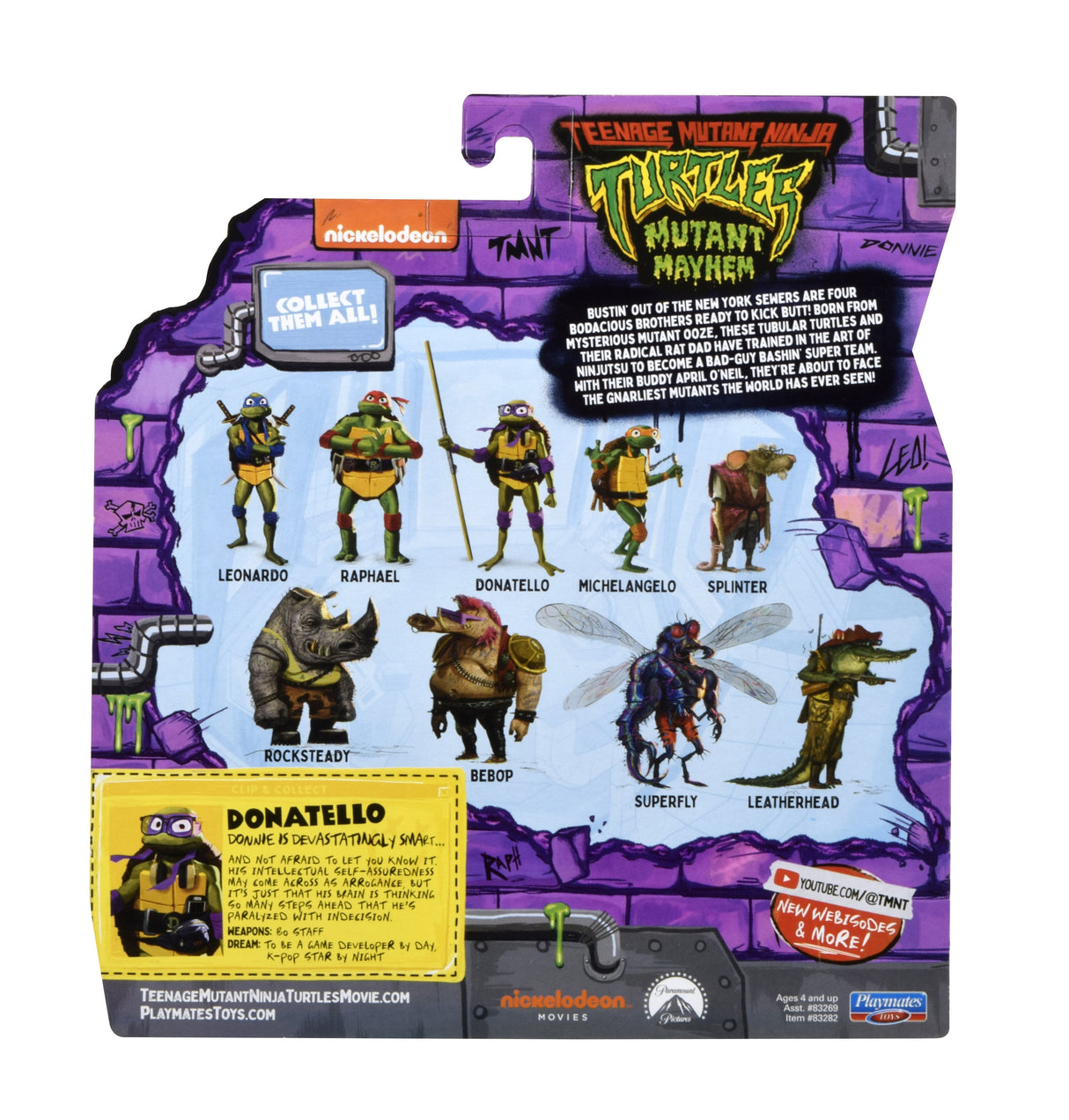Tmnt Basic Figure Donatello, 83282