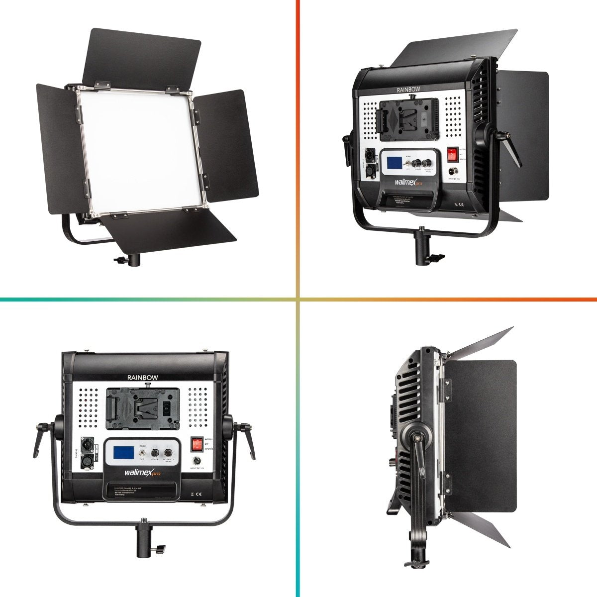 Walimex Pro Rainbow Led Rgbww Fluorescent Light 50w