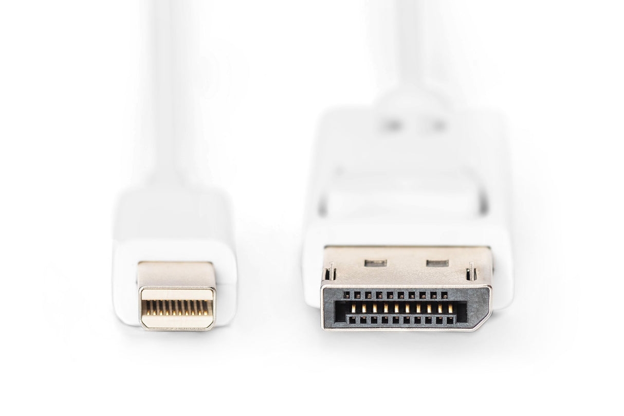 EAN 4016032289340 - Digitus AK-340102-030-W cable DisplayPort 3 m Mini DisplayPort Blanco imagen 2