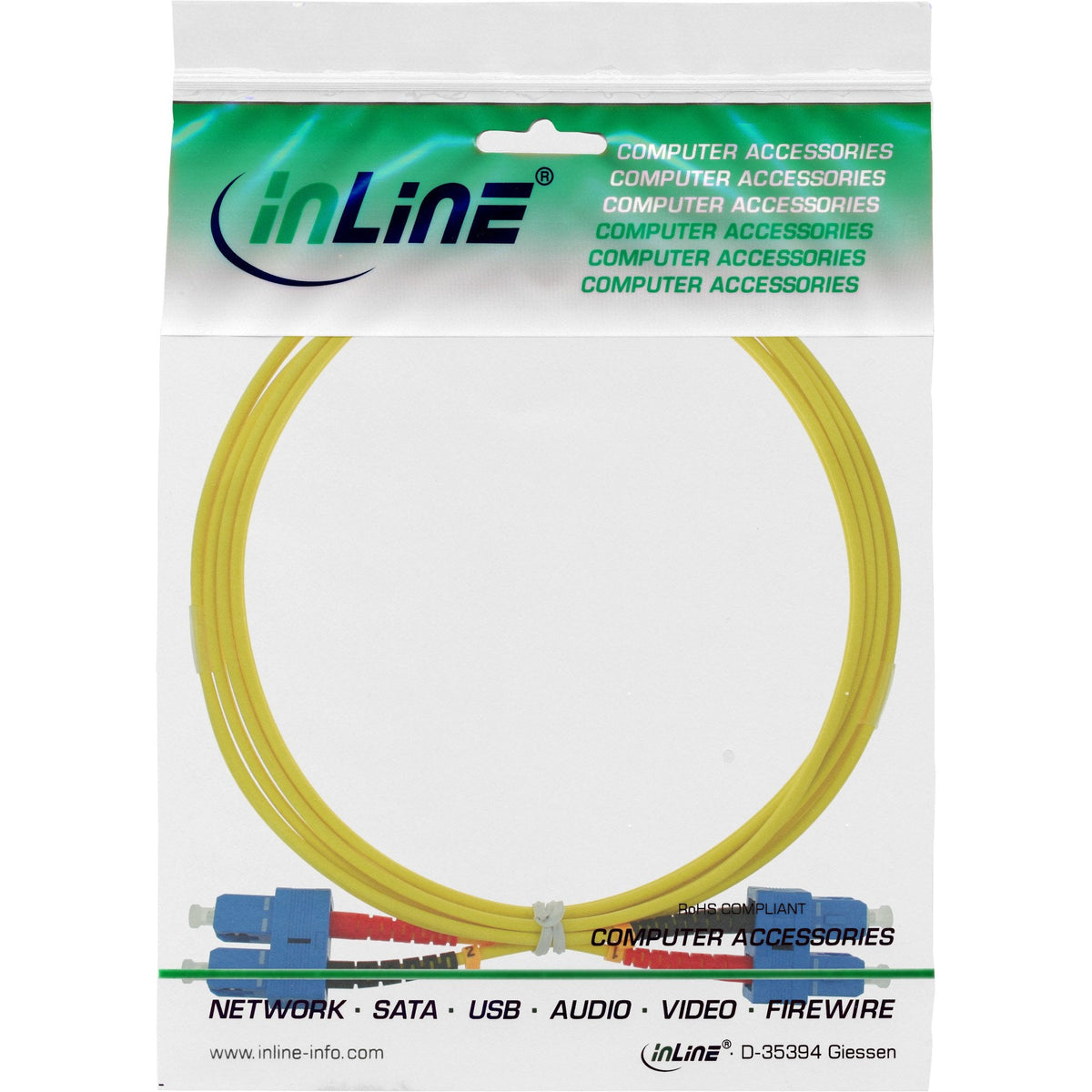 Cable Duplex De Fibra Óptica Inline Sc/Sc 9/125?M Os2 10m