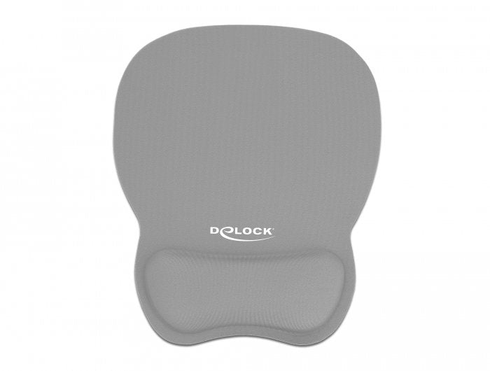 Delock Alfombrilla Ergonómica Para Ratón Con Reposamuñecas Gris 245 X 206 Mm