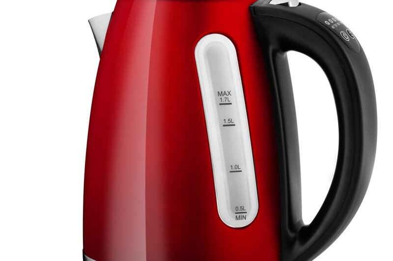 Eta Hervidor De Agua Ela Digi Eta959890010 Elã©Ctrico, 2200 W, 1,7 L, Acero Inoxidable, Base Giratoria 360â°, Rojo