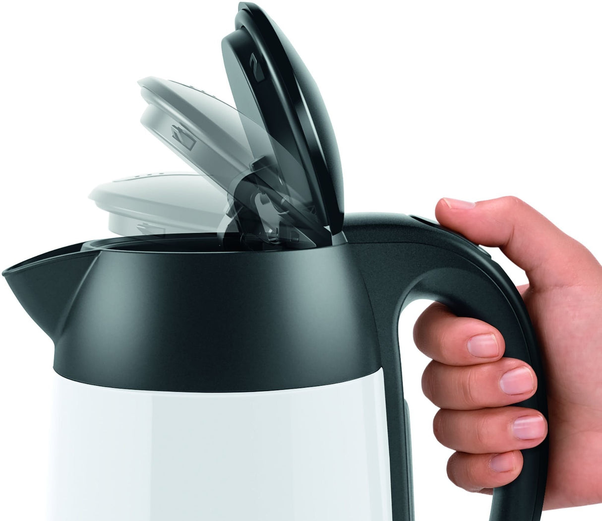 EAN 4242005253241 - Bosch TWK3P421 tetera eléctrica 1,7 L 2400 W Negro, Blanco imagen 5