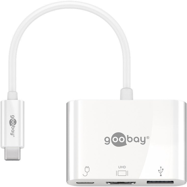 Goobay 62104 Adaptador Usb-C -> Hdmi + Pd Blanco
