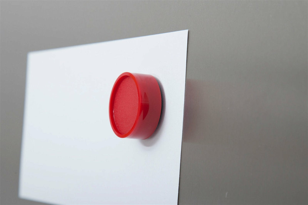 Maul Indumriemagnet Rund 29mm 10 Mück Rot