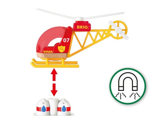 Brio World World Fire Department Helicóptero 33797