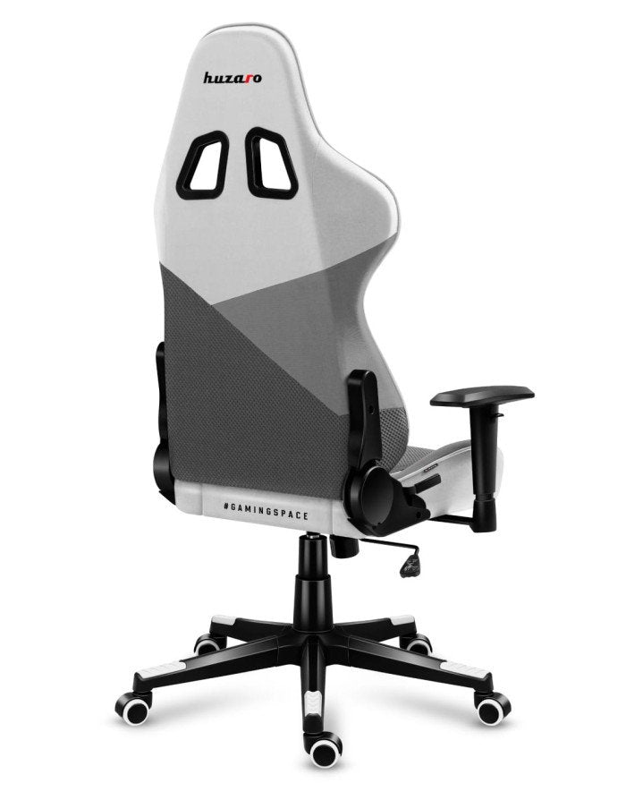 EAN 5903796012989 - Huzaro Force 6.2 Silla para videojuegos de PC Asiento (de seguridad) de butaca Gris, Blanco imagen 4