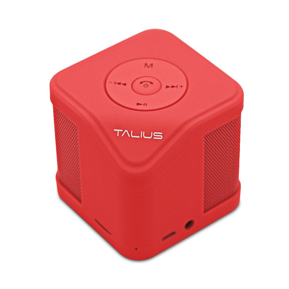 Talius Altavoz Cube 3w Fm/Sd Bluetooth Red