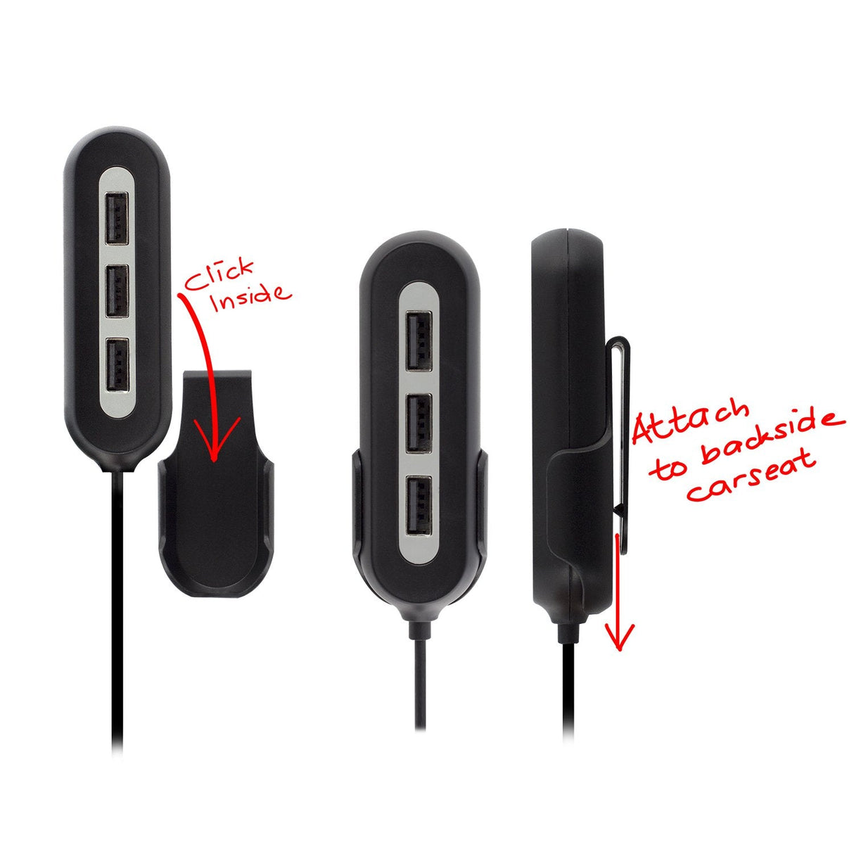 Cargador Usb Ewent Para Coche/ 5 Puertos/ 54w