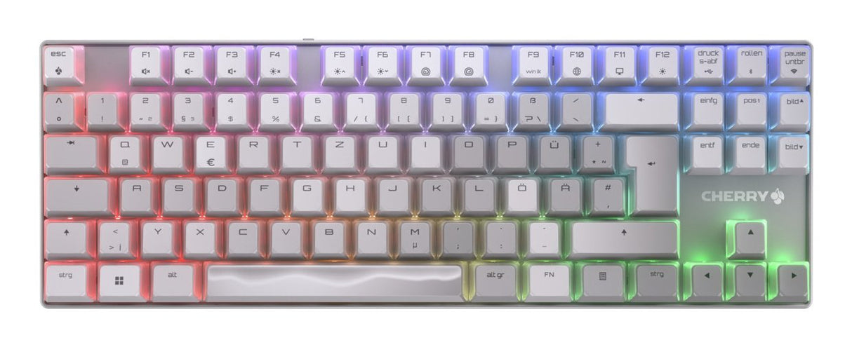 EAN 4025112115547 - CHERRY XTRFY MX 8.2 TKL Wireless XAGA teclado Juego USB + RF Wireless + Bluetooth QWERTZ Alemán Blanco imagen 1