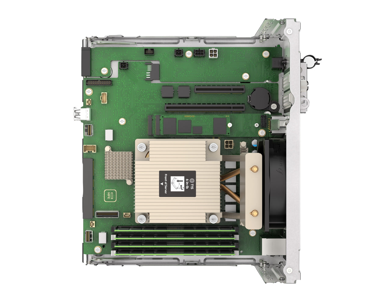 Hpe Proliant Microserver Gen11 Servidor Microtorre Ultra 1 Vía 1 X Pentium Gold G7400 Ram 16 Gb Sata De Intercambio No En Caliente 3.5" Bahía(S) Sin Disco Duro Uhd Graphics 710 Gigabit Ethernet Sin So Monitor: Ninguno