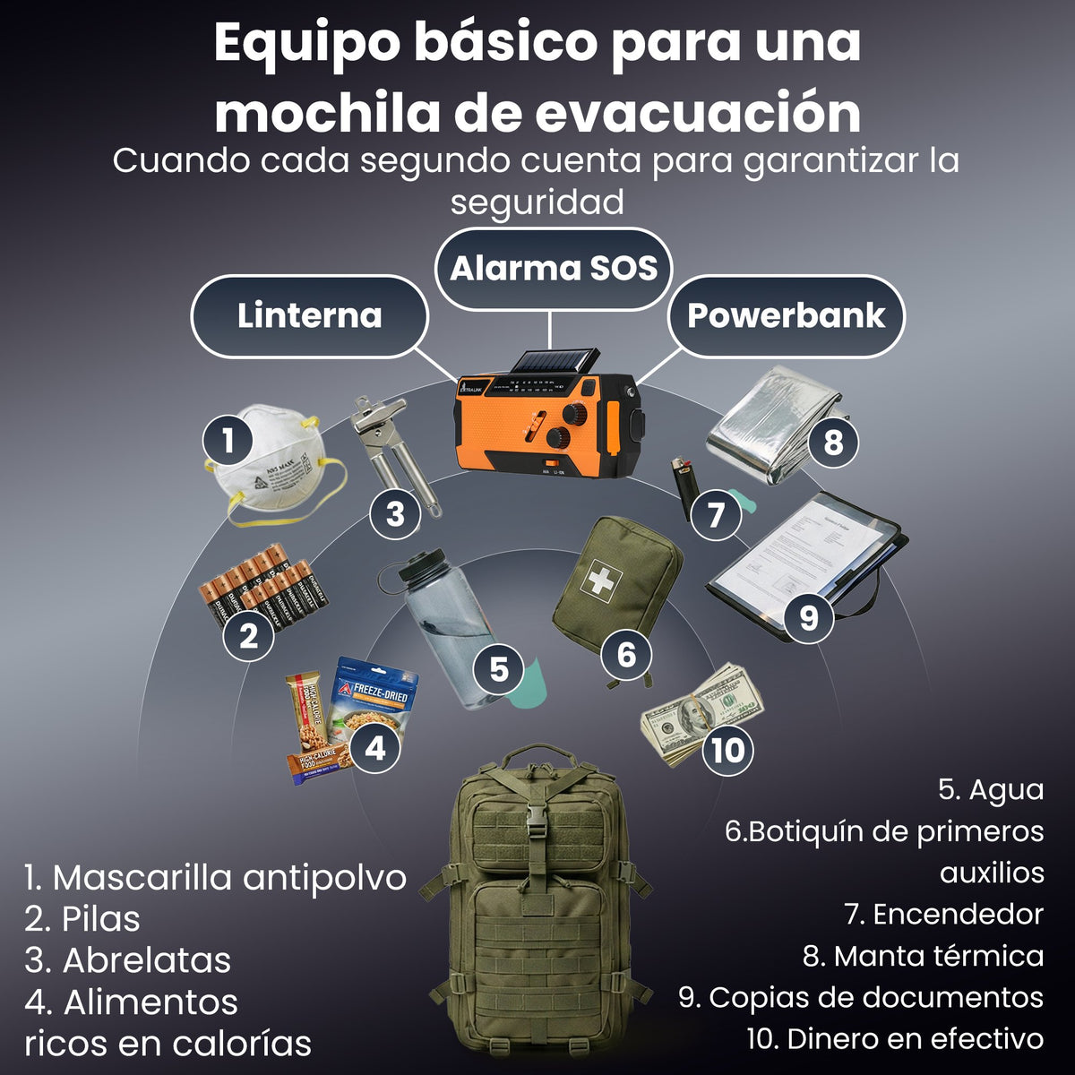 EAN 5904960293746 - Extralink RADIO AWARYJNE SOLARNE Z KORBKA DYNAMO POWERBANK 4000MAH Z LATARKA SOS SR-4000 Portátil Analógi imagen 42