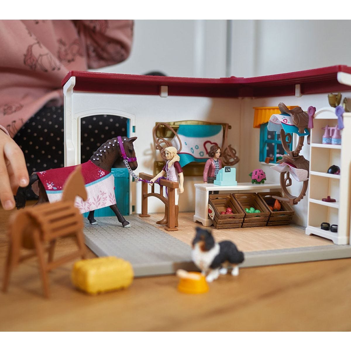 Tienda De Equitación Schleich Horse Club, Figura De Juguete