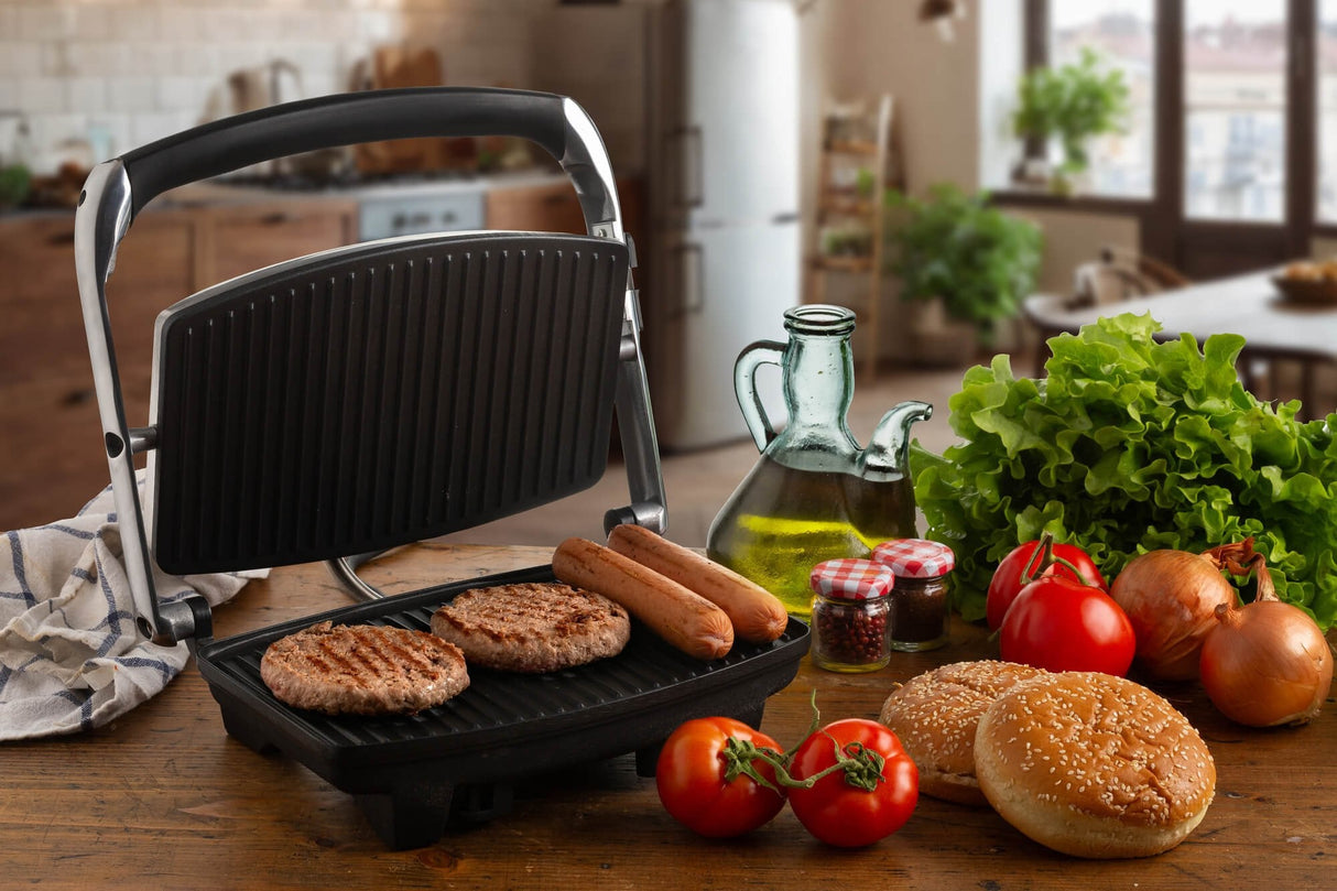 Parrilla Eléctrica Cerrada 1000w 1911 Ariete