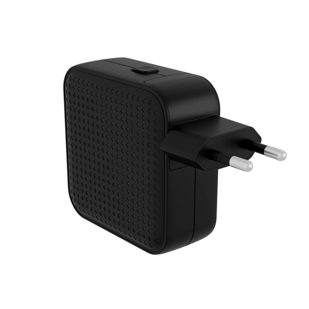 Hyperâ® Hyperjuiceâ® 70w Usb-C Gan Travel Charger (3c+1a) - Black