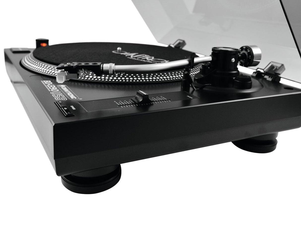 EAN 4026397356083 - Omnitronic BD-1390 Tocadiscos de tracción por correa portátil Negro imagen 11
