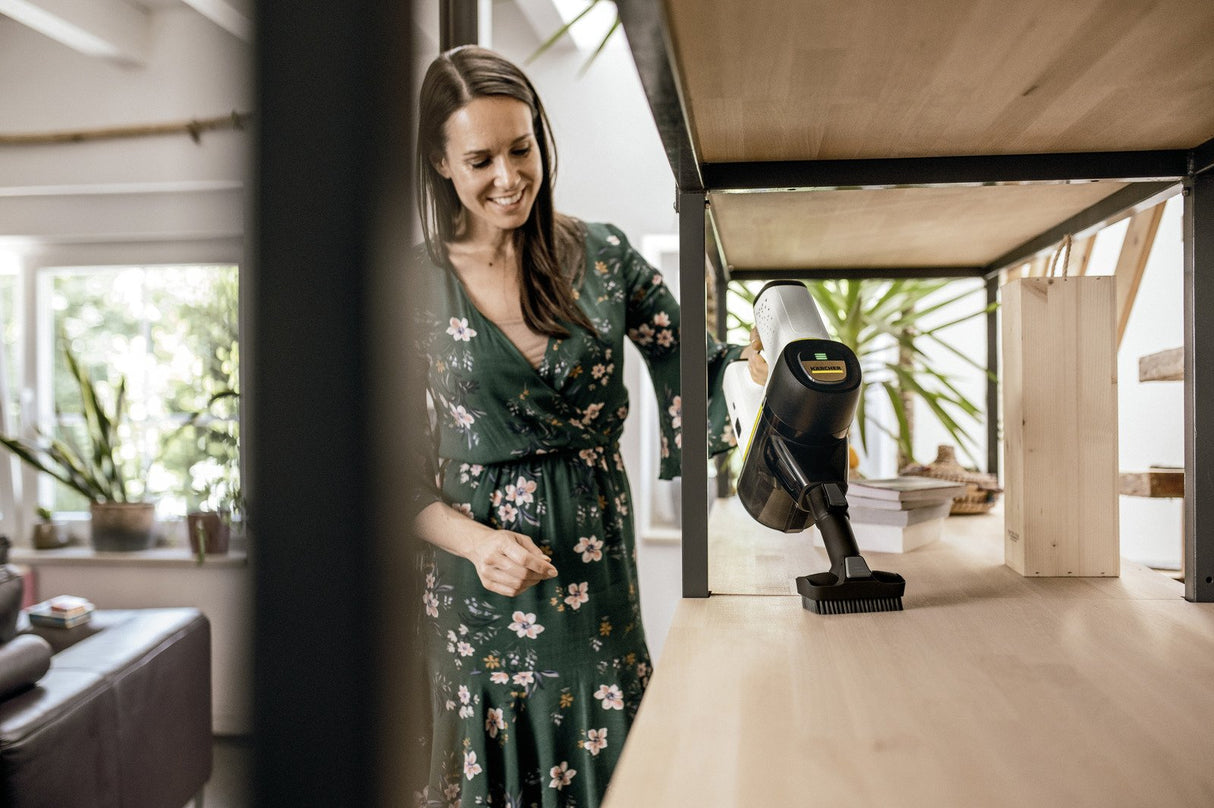 EAN 4054278975399 - Kärcher VC 6 Aspiradora escoba 2 en 1 Batería Secar HEPA Sin bolsa Negro, Amarillo imagen 3