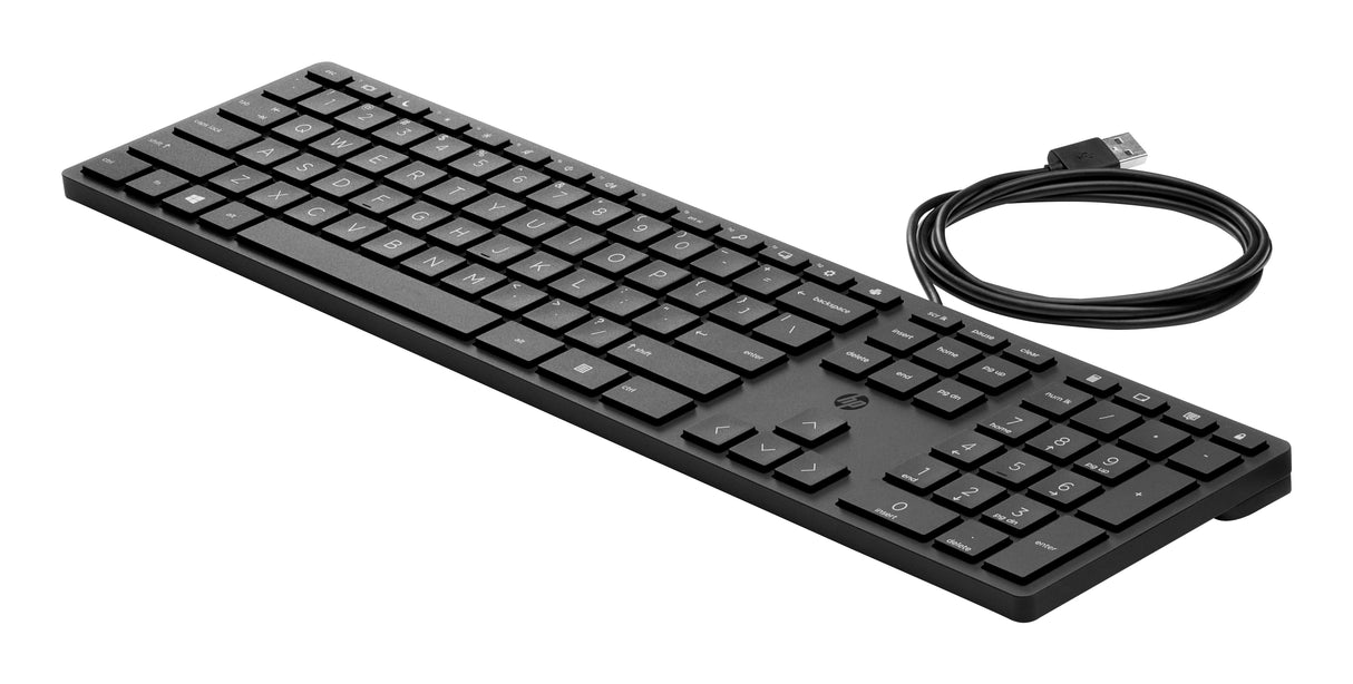 EAN 0194721888495 - HP 320K Wired Keyboard teclado Oficina USB Negro imagen 8