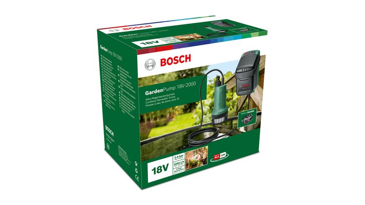 Bosch Gardenpump 18v-2000, Bomba Sumergible / De Presión