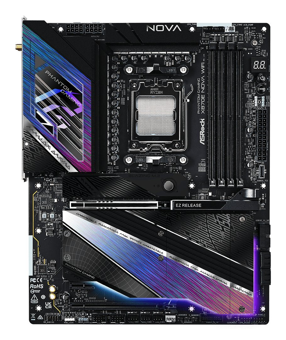 EAN 4710483949654 - Asrock MK X870E NOVA WIFI AMD X870E Zócalo AM5 ATX imagen 3