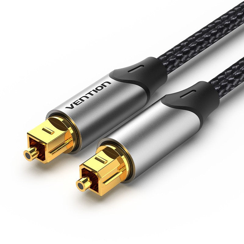 Cable De Audio De Fibra Óptica Vention Bavhh 2m Gris