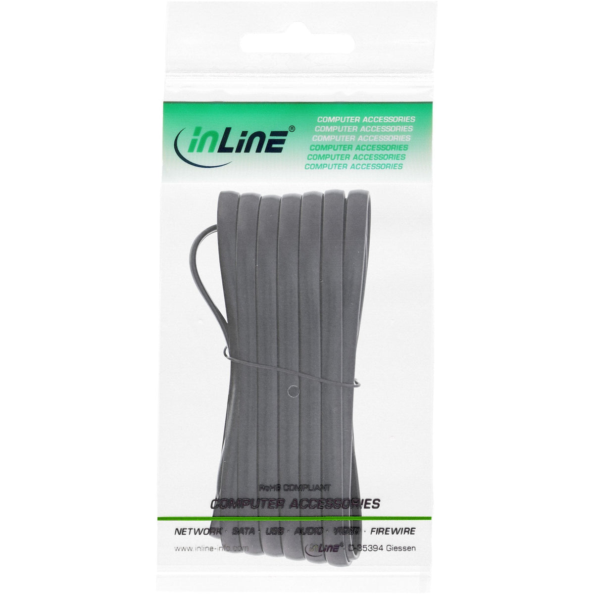 Cable Modular Inline Rj12 Macho A Macho 6p6c 0.5m