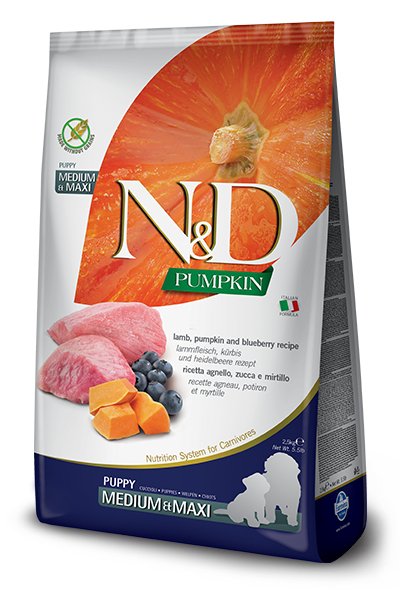 EAN 8010276033345 - Farmina Pet Food 8010276033345 comida seca para perros 12 kg Cachorro Arándano, Cordero, Calabaza imagen 1