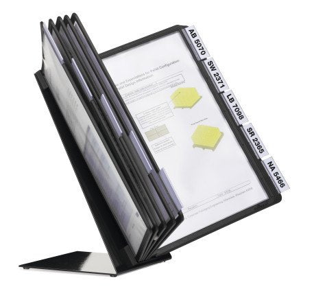 Durable Tischsichttafelsys Variotable10 Sichttafeln Negro