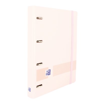 Oxford Carpeta Anillas Ebinder 4x25mm Live&Go Polyfoam C/Recambio A5+ Dots Pastel