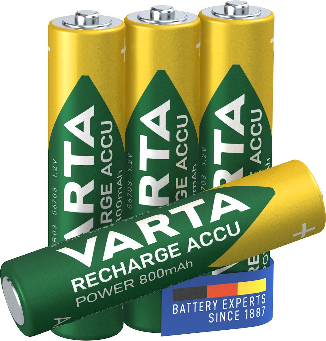 Varta Pilas Recargables Aaa 800mah Pack 4 Blx4 Aaa 800mah Varta Ready To Use