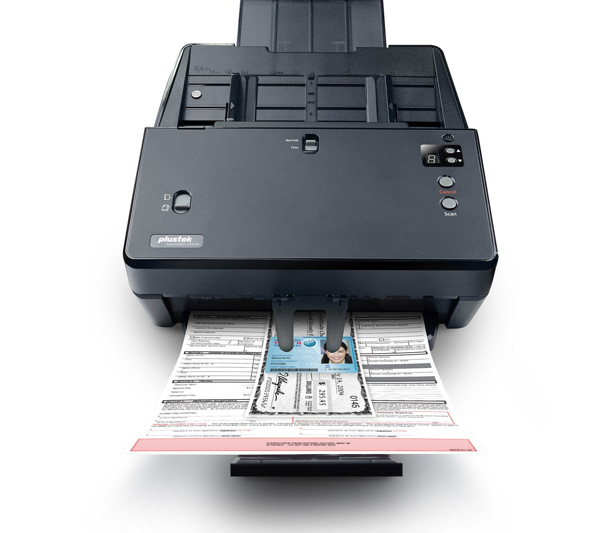 EAN 4042485718878 - Plustek SmartOffice PT2160 Escáner con alimentador automático de documentos (ADF) 600 x 600 DPI A3 Negro imagen 8