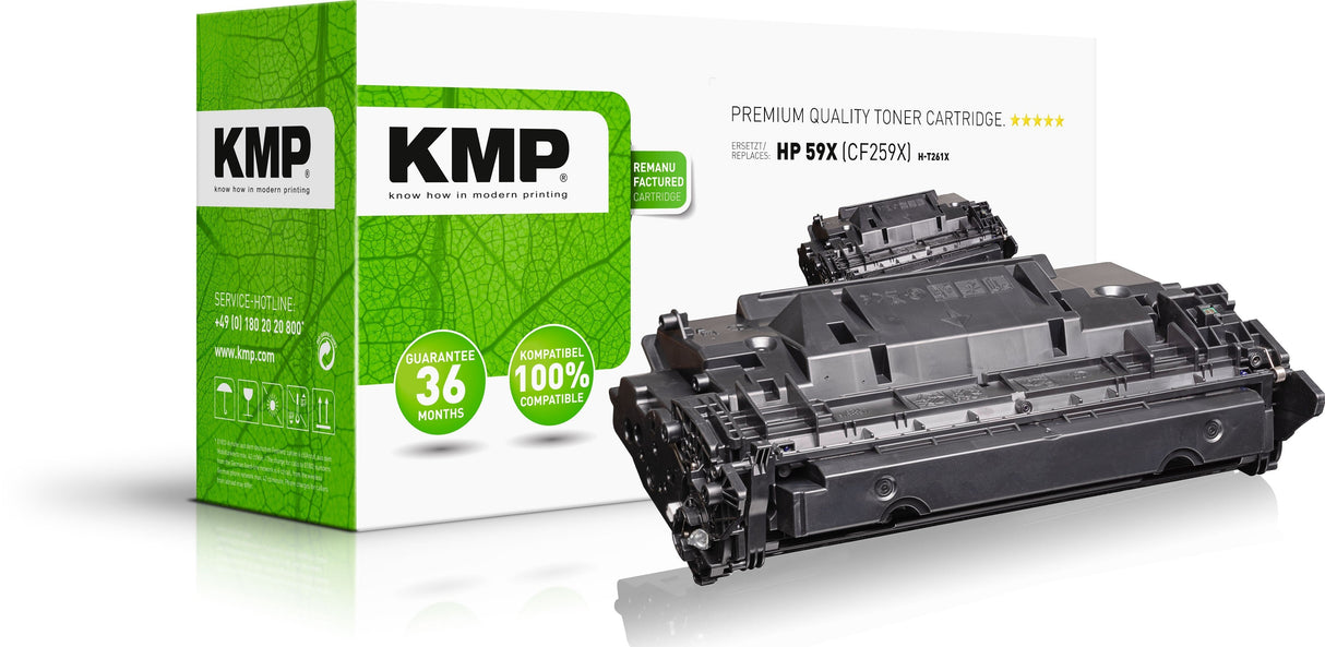 Kmp Toner Hp Hp 59x Cf259x Negro 10000 S. H-T261x Remanufactured